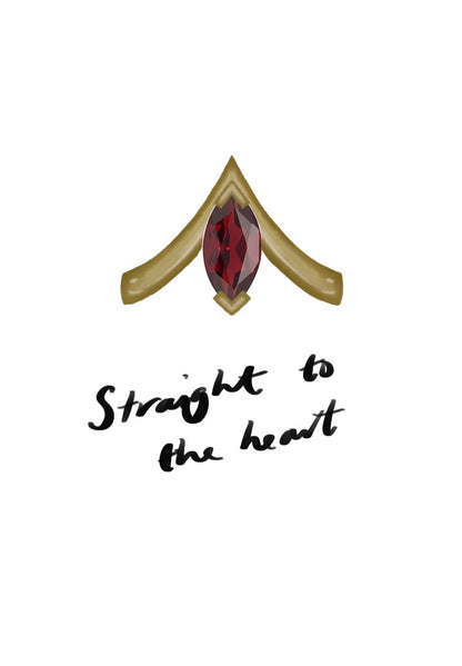 Straight to the Heart - Yellow Gold